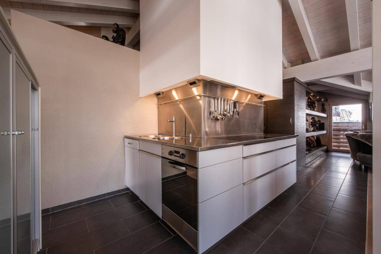 Chalet Schneehoren Penthouse Wengen Esterno foto