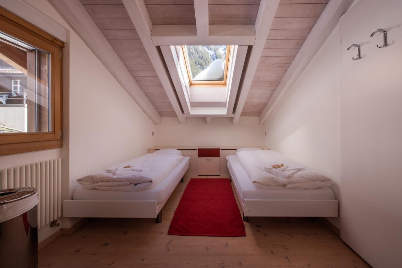 Chalet Schneehoren Penthouse Wengen Esterno foto